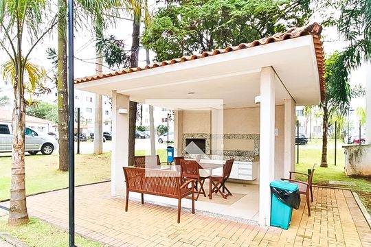 Área comum - Churrasqueira de apartamento para alugar com 2 quartos, 44m² em Jardim Leonidas Moreira, São Paulo