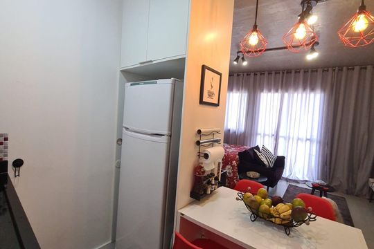 Cozinha de kitnet/studio à venda com 1 quarto, 34m² em Santana, São Paulo