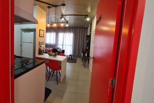 Cozinha de kitnet/studio à venda com 1 quarto, 34m² em Santana, São Paulo