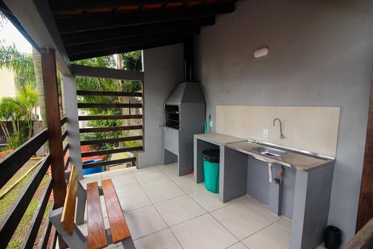 Área comum - Churrasqueira de apartamento à venda com 2 quartos, 51m² em Glória, Porto Alegre
