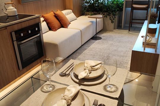 Cozinha de kitnet/studio à venda com 1 quarto, 33m² em Vila da Saúde, São Paulo