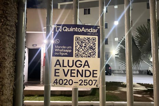Placa de apartamento à venda com 2 quartos, 44m² em Pindorama , Belo Horizonte