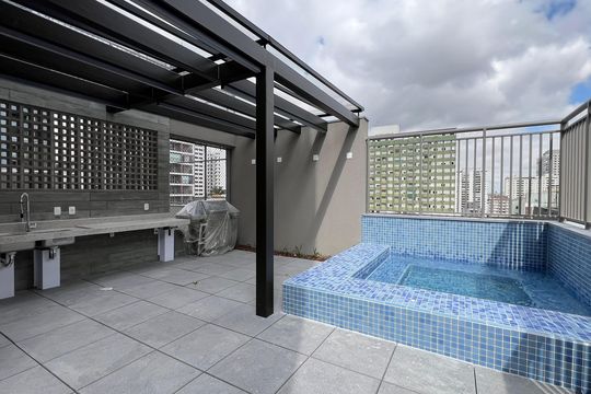 Churrasqueira de apartamento à venda com 2 quartos, 77m² em Pinheiros, São Paulo