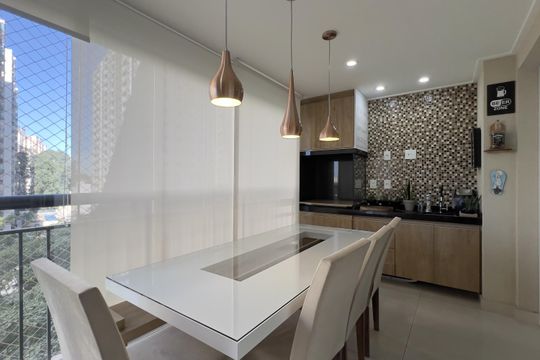 Varanda gourmet de apartamento para alugar com 2 quartos, 86m² em Jardim Tabatinga, Guarulhos