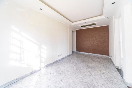 Sala de apartamento à venda com 2 quartos, 54m² em Jardim Santo André Cdhu, Santo André