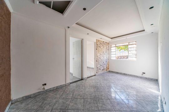 Sala de apartamento à venda com 2 quartos, 54m² em Jardim Santo André Cdhu, Santo André