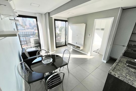 Sala/Cozinha de apartamento para alugar com 2 quartos, 52m² em Santana, São Paulo