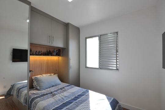 Quarto Suíte de apartamento à venda com 2 quartos, 56m² em Guapira, São Paulo