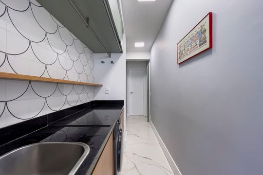 Área de Serviço de apartamento para alugar com 4 quartos, 197m² em Jardim das Acacias, São Paulo