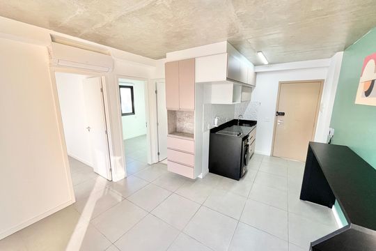 Sala/Cozinha de apartamento à venda com 2 quartos, 46m² em Santana, São Paulo