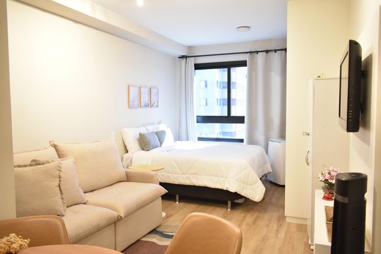 Studio de kitnet/studio para alugar com 0 quarto, 28m² em Mirandópolis, São Paulo