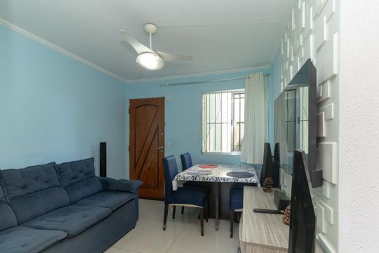 Sala de apartamento à venda com 2 quartos, 52m² em Fazenda da Juta, São Paulo