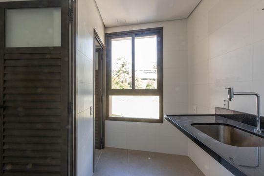 Área de serviço de apartamento à venda com 3 quartos, 116m² em Vila Das Flores, Nova Lima