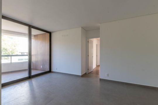Sala de apartamento à venda com 3 quartos, 116m² em Vila Das Flores, Nova Lima