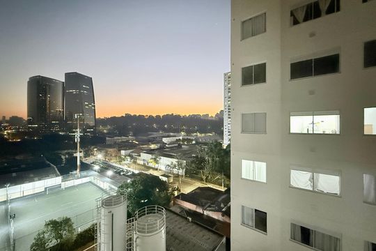 Vista  de apartamento para alugar com 2 quartos, 32m² em Jardim Caravelas, São Paulo