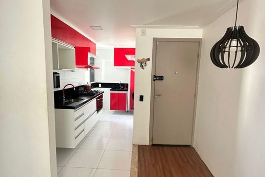 Cozinha de apartamento para alugar com 2 quartos, 39m² em Nova Brasília, Salvador