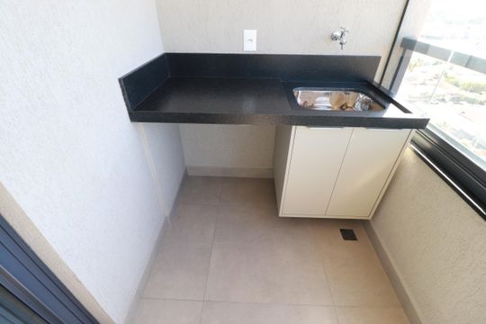 varanda  de apartamento para alugar com 1 quarto, 46m² em Subsetor Leste - 6 (l-6), Ribeirão Preto