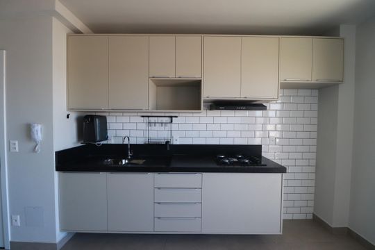 Sala/Cozinha de apartamento para alugar com 1 quarto, 46m² em Subsetor Leste - 6 (l-6), Ribeirão Preto