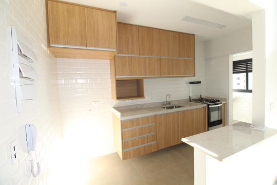Cozinha de apartamento para alugar com 1 quarto, 78m² em Parque Residencial Aquarius, São José dos Campos