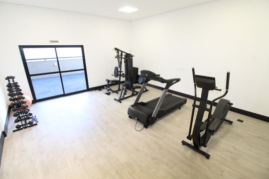 Área comum - Academia de apartamento para alugar com 1 quarto, 78m² em Parque Residencial Aquarius, São José dos Campos