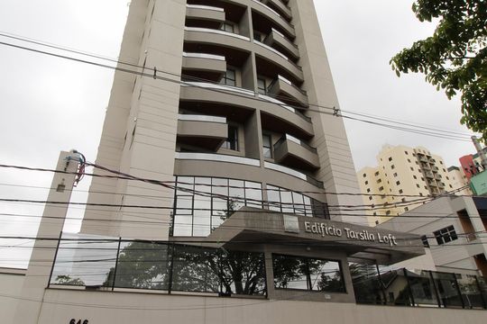 Fachada do Prédio de apartamento para alugar com 1 quarto, 78m² em Parque Residencial Aquarius, São José dos Campos