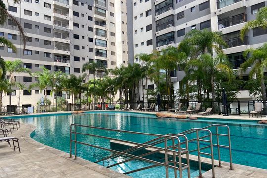Área comum - Piscina 2 de apartamento para alugar com 2 quartos, 78m² em Continental, Osasco
