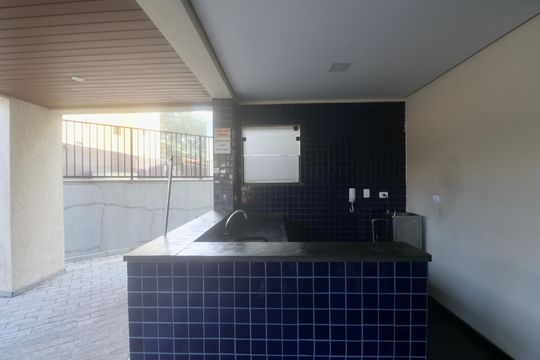 Área comum de apartamento para alugar com 2 quartos, 65m² em Jardim Las Palmas, Guarujá