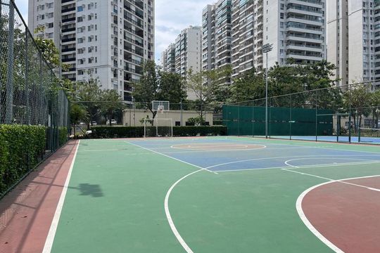 Área comum - Praça de apartamento à venda com 3 quartos, 110m² em Barra Olímpica, Rio de Janeiro