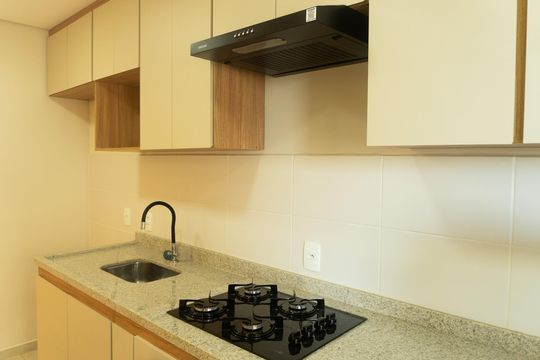 Cozinha de apartamento para alugar com 2 quartos, 61m² em Nova Veneza, Paulínia
