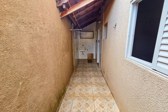 Área de Serviço de casa de condomínio para alugar com 2 quartos, 41m² em Maracanã, Praia Grande