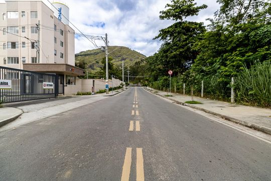 Vista da Rua de apartamento à venda com 2 quartos, 45m² em Campo Grande, Rio de Janeiro