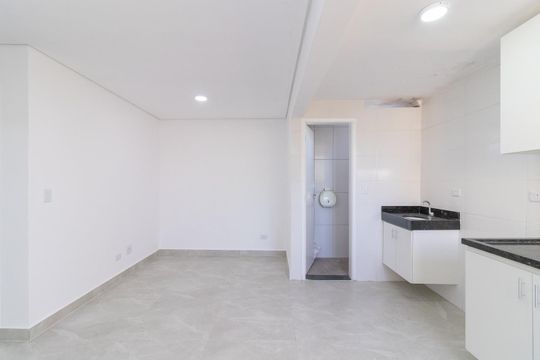 Sala/Cozinha de casa de condomínio para alugar com 2 quartos, 55m² em Vila Marieta, São Paulo