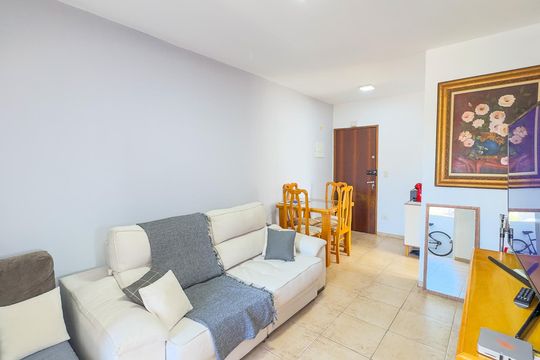 Sala de apartamento à venda com 2 quartos, 55m² em Vila das Belezas, São Paulo