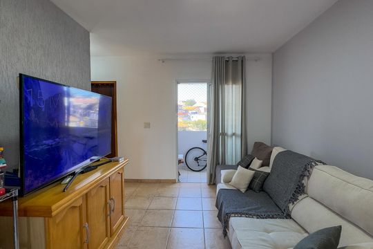 Sala de apartamento à venda com 2 quartos, 55m² em Vila das Belezas, São Paulo