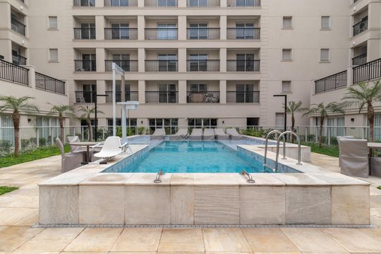 Área comum - Piscina de apartamento para alugar com 1 quarto, 22m² em Santana, São Paulo