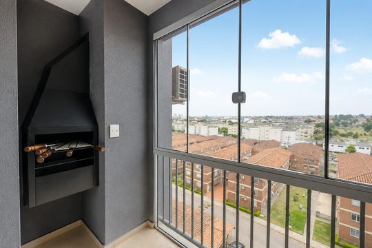 Varanda da Sala/Cozinha de apartamento para alugar com 2 quartos, 75m² em Balsa, Pelotas