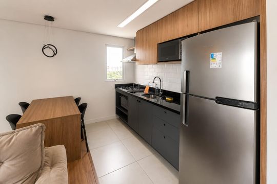 Sala/Cozinha de apartamento para alugar com 2 quartos, 75m² em Balsa, Pelotas