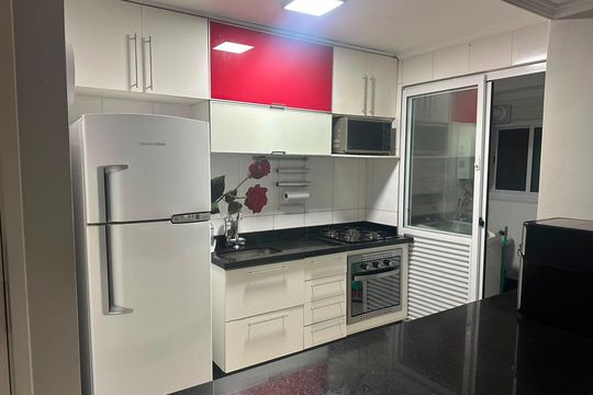 Cozinha de apartamento à venda com 3 quartos, 60m² em Ferrazópolis, São Bernardo do Campo