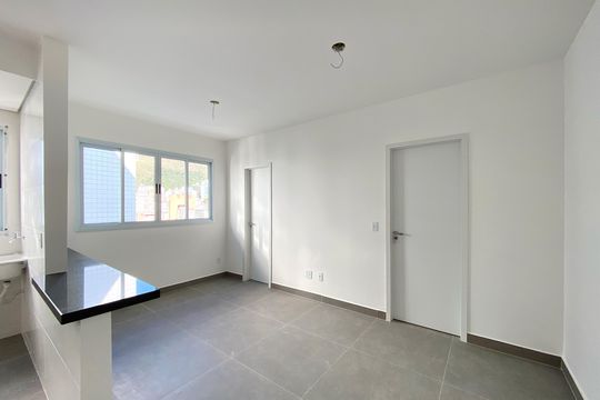 Sala de apartamento à venda com 1 quarto, 35m² em Buritis, Belo Horizonte