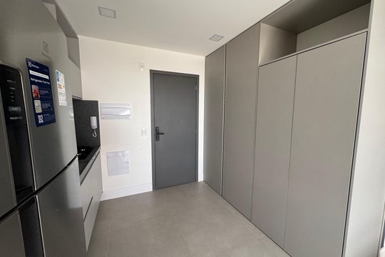 Cozinha de apartamento para alugar com 1 quarto, 34m² em Águas Claras, Brasília