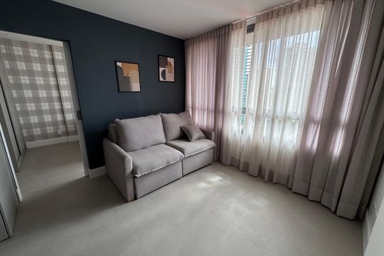 Sala de apartamento para alugar com 1 quarto, 34m² em Águas Claras, Brasília