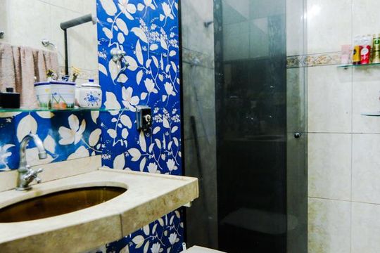 Banheiro de casa para alugar com 2 quartos, 80m² em Jardim Santa Rita, Guarulhos