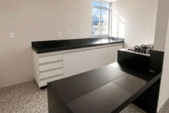 Cozinha  de apartamento à venda com 2 quartos, 60m² em Anchieta, Belo Horizonte