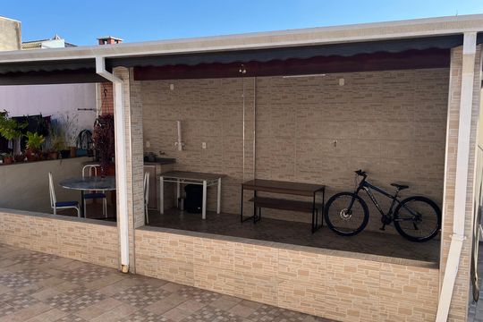 Área externa de casa para alugar com 2 quartos, 60m² em Residencial Sao Francisco, São José dos Campos