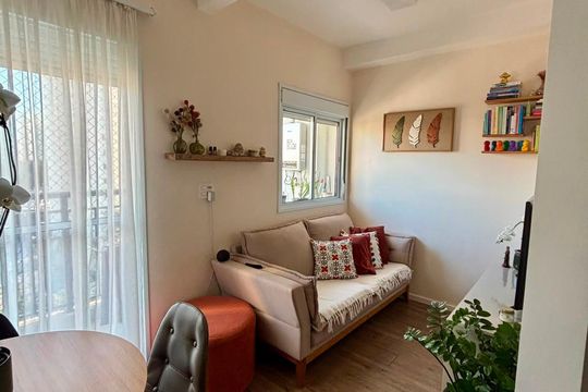 Sala de apartamento à venda com 1 quarto, 37m² em Presidente Altino, Osasco