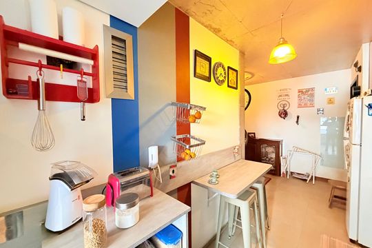 Cozinha  de apartamento à venda com 2 quartos, 97m² em Santo Amaro, São Paulo