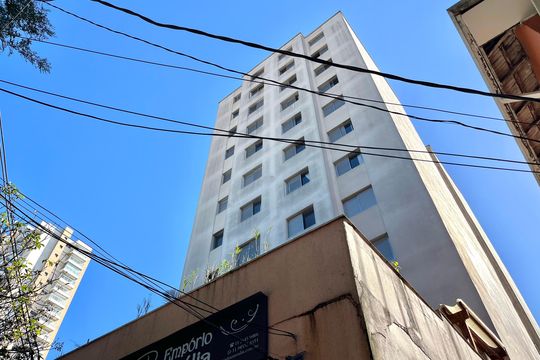 Fachada de apartamento à venda com 2 quartos, 64m² em Mirandópolis, São Paulo