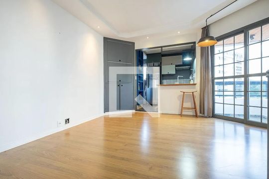 Sala de apartamento à venda com 2 quartos, 54m² em Jardins, São Paulo