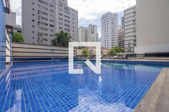 Área externa de apartamento à venda com 2 quartos, 54m² em Jardins, São Paulo