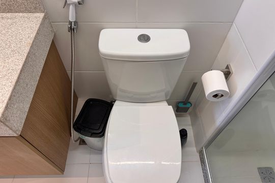 Suíte - Banheiro de apartamento para alugar com 3 quartos, 78m² em Recreio dos Bandeirantes, Rio de Janeiro